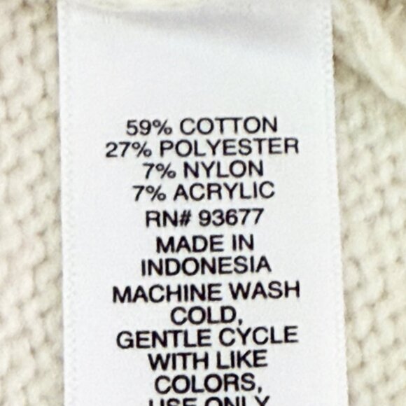 Mutual Weave Women's Pullover Crewneck Fair Isle Knit Ivory Sweater Sz Small NWT - Picture 6 of 9